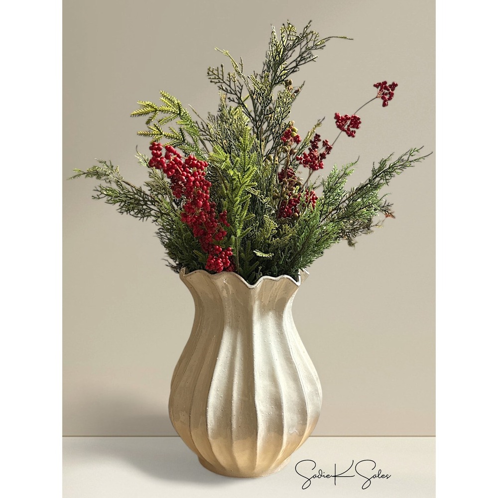 28" Cypress and Berry Artificial Bundle -‎ Hearth & Hand Magnolia Christmas 2025